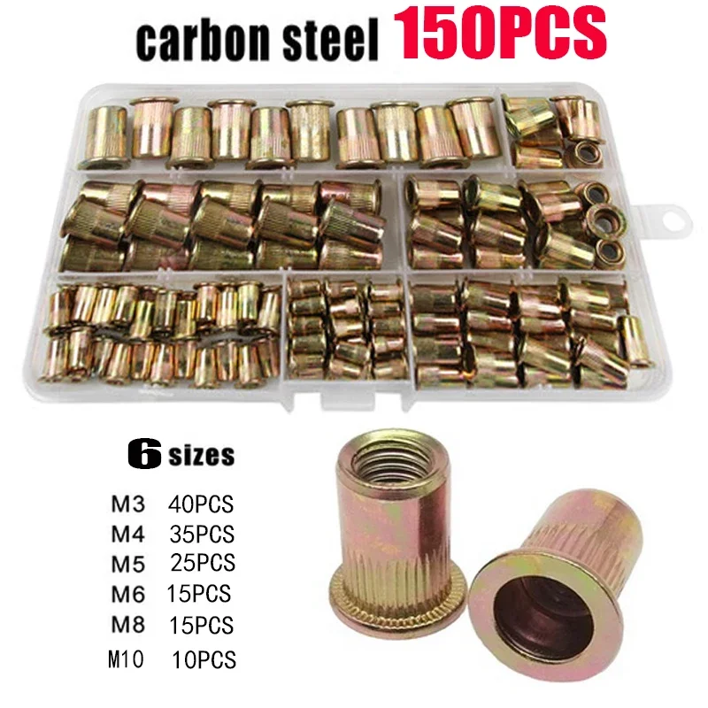 150pcs carbon steel