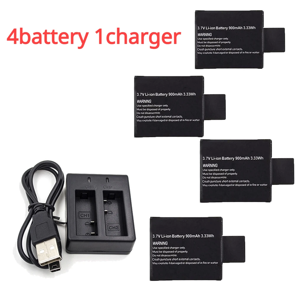 4battery 1charger