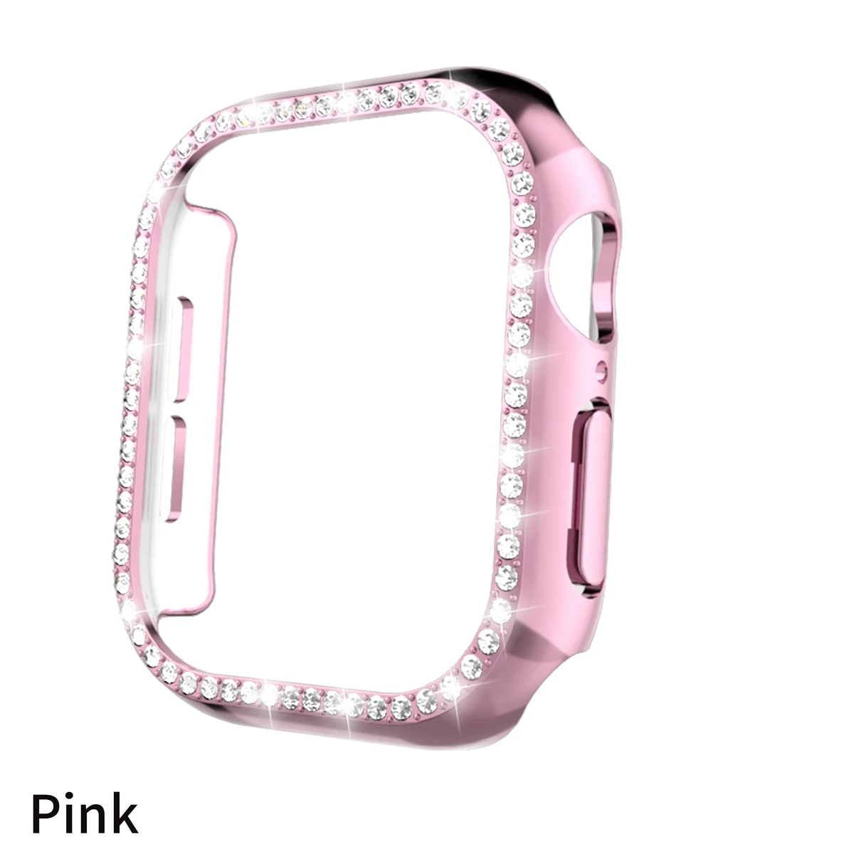 Bling Case for Apple Watch series 10 46mm 42mm PC Hard Diamond Bumper No Screen Protector Cover for Iwatch S10 42/46 Accessories