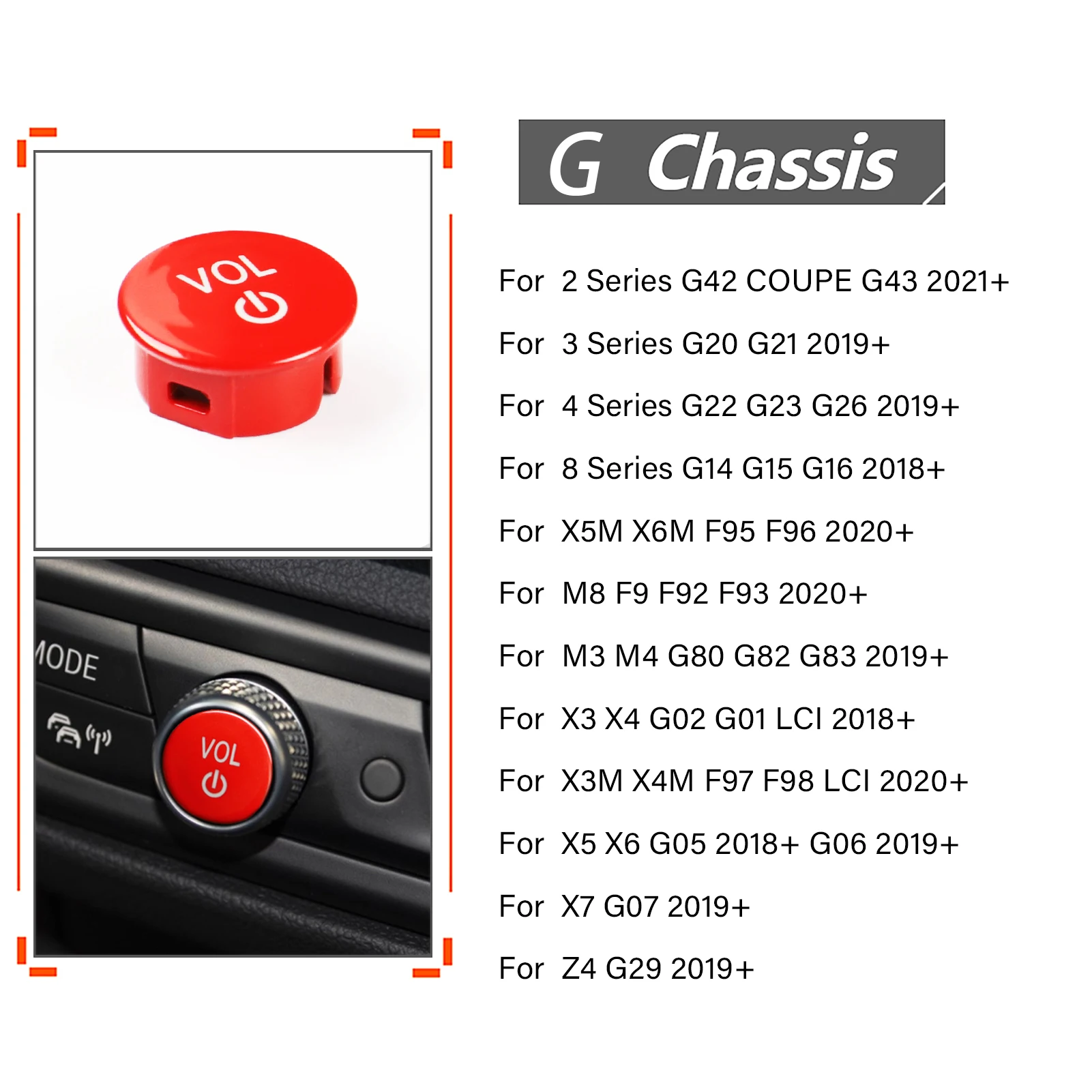 vol Button red