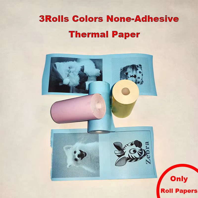 3Rolls Colors Paper