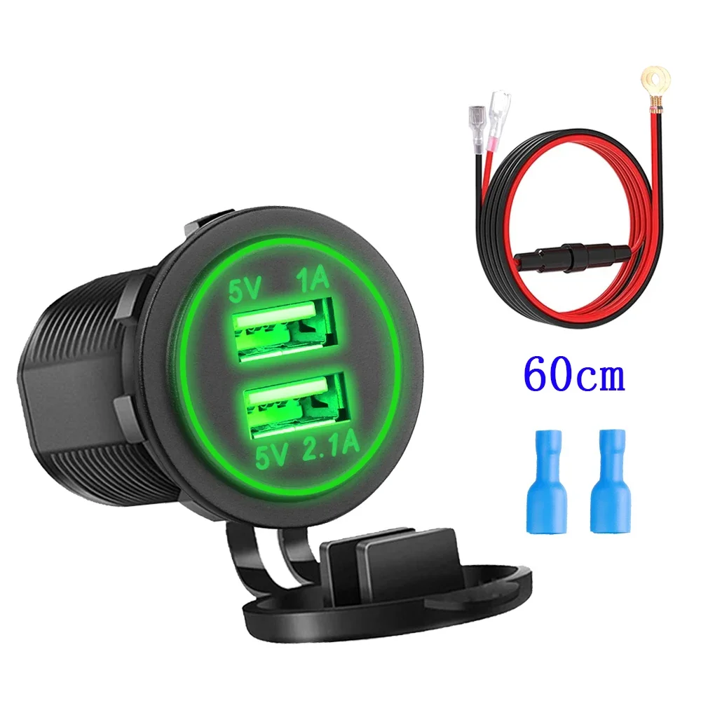 Green USB with wire