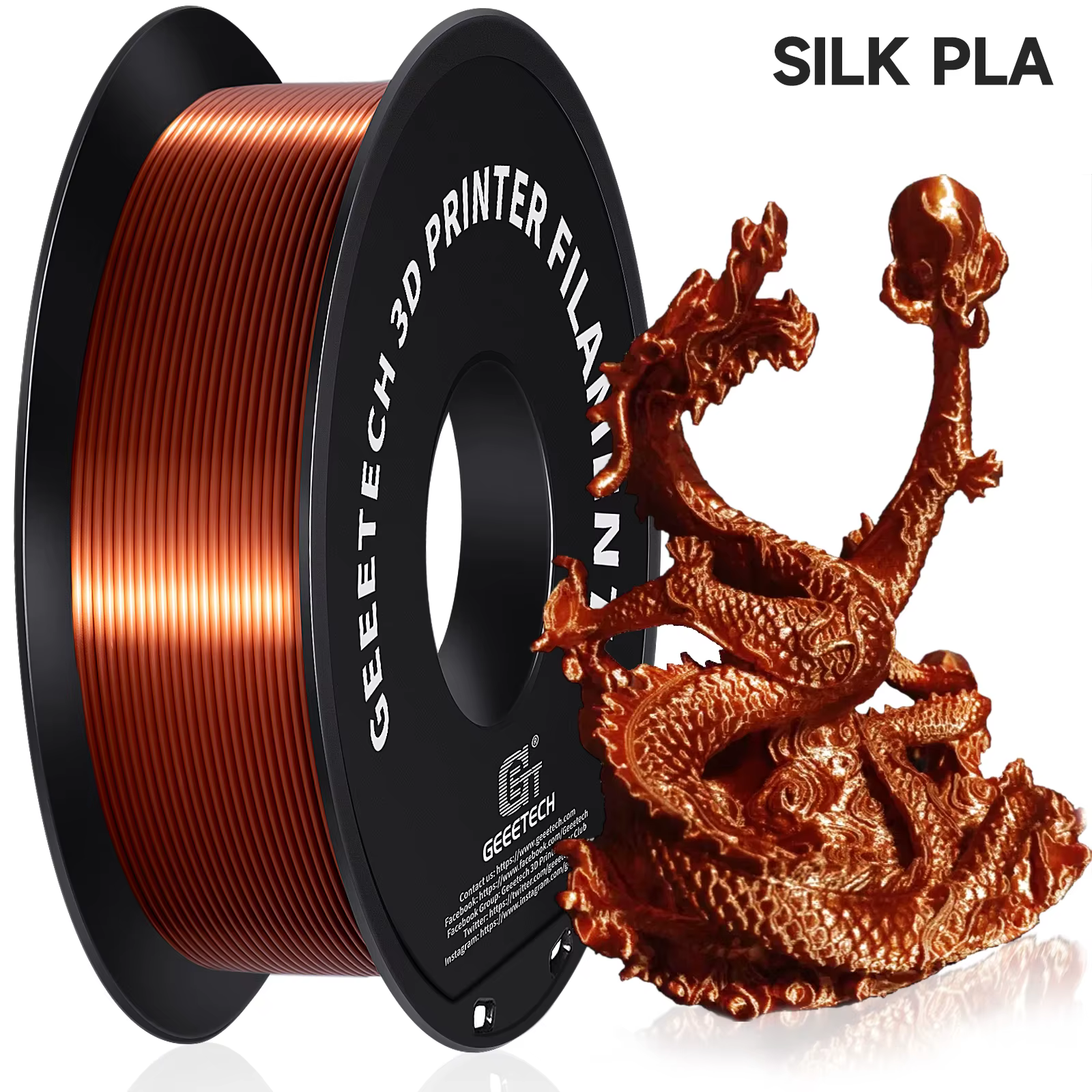 Silk Copper PLA