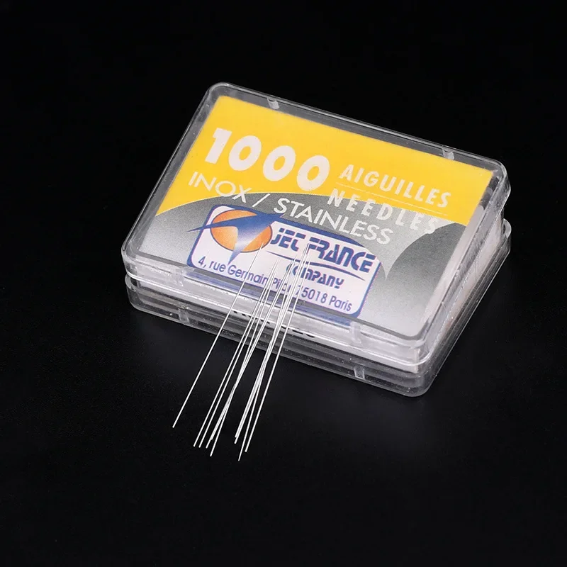 1000Pcs/box Profession Stainless Steel Tattoo Needle Cartridge Tip Needle Silk Tattoo Needle Looseneedle 0.25mm Piercing Needles