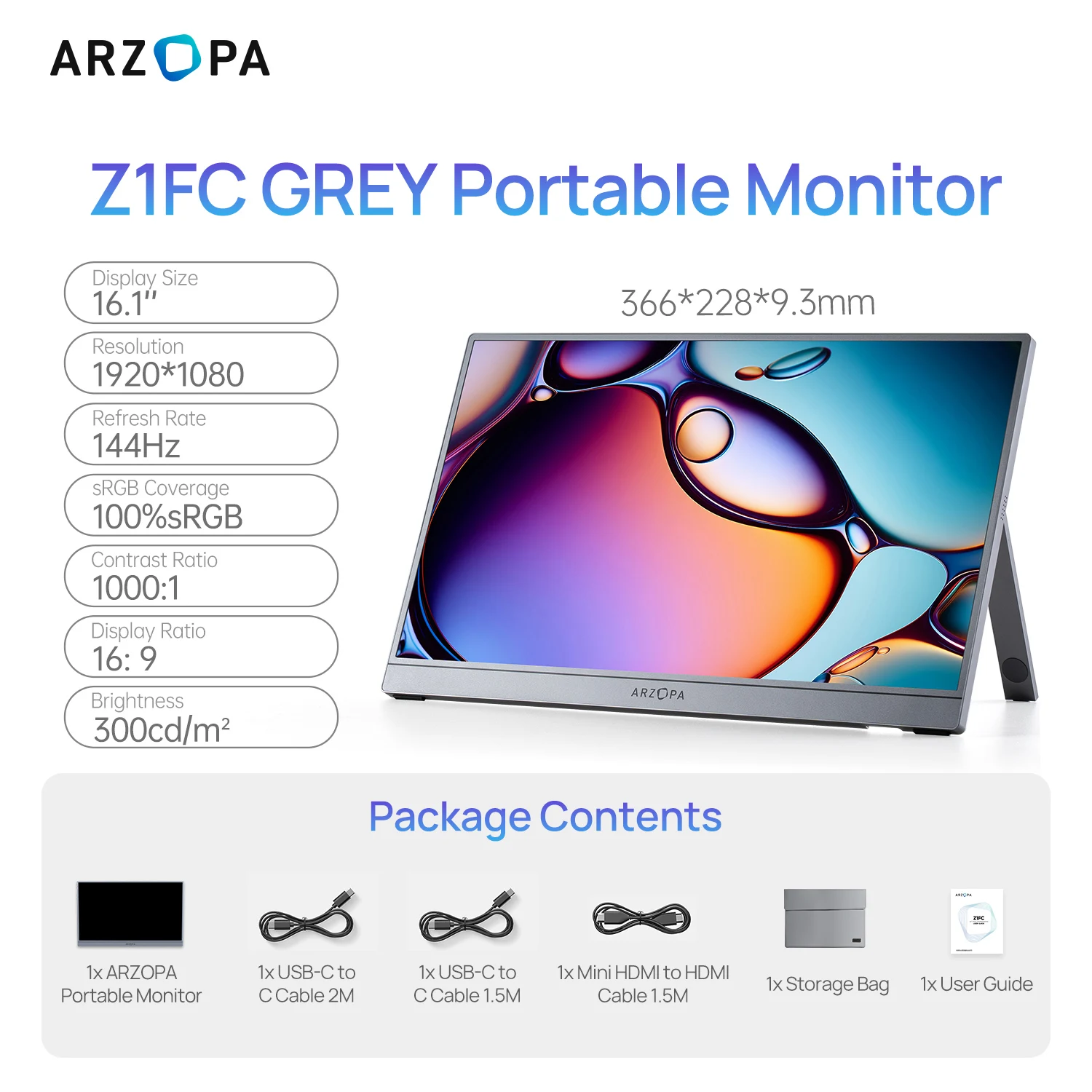 16.1 1080P Z1FC Grey