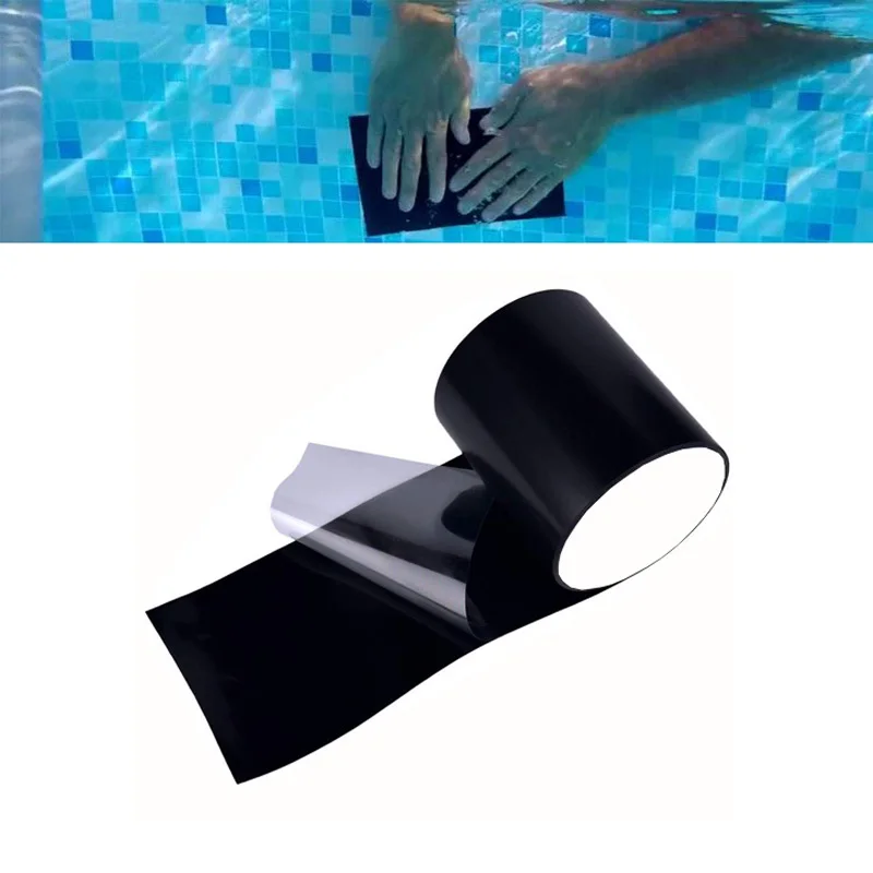 Swimming Pool Tape Adhesive Waterproof Sealing Tape Leak Stopper For Pipes Patch Holes & Crack Butyl Sticker Strong Glue Barrier