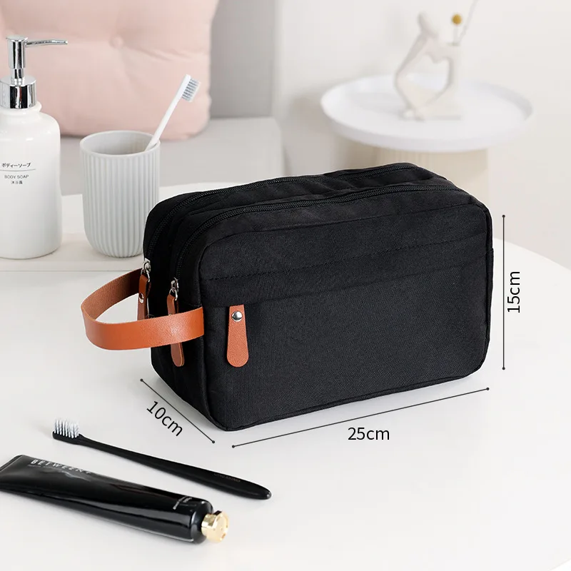 Man High Quality Make Up Bag Oxford Canvas Travel Toiletry Bag Organizer Waterproof  Women Wash Pouch Handbag Cosmetic Case