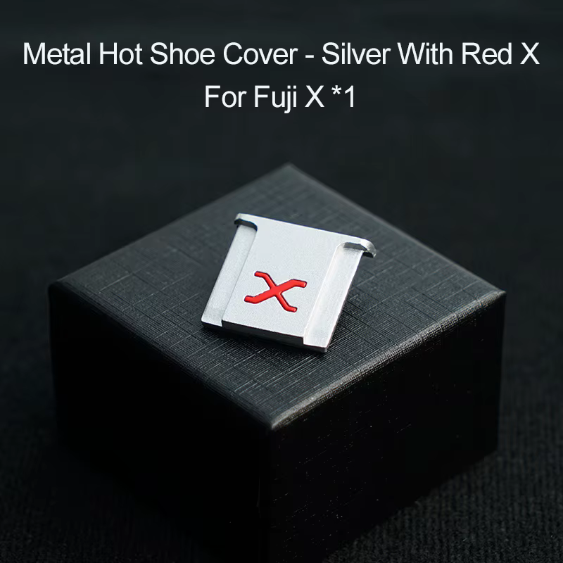 Silver with Red X