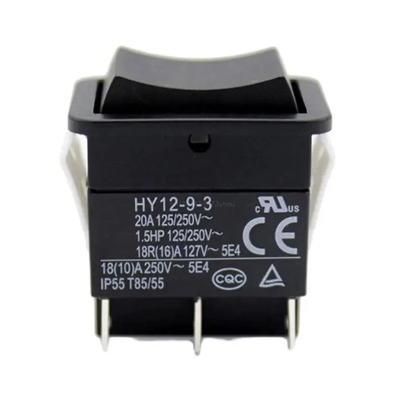 HY12-9-3 Versatile 3 Gear Self Resetting Reversible Switches Unlocked Reversible Control 250V 16A for Home Electrical Appliances