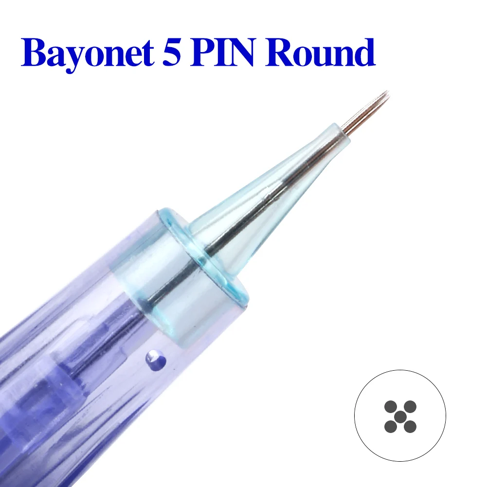 Bayonet Slot Cartridge Tattoo Needles Microblading Permanent for Ultima A6 A1 1pin 3pin 5pin 7pin Tips Replancement