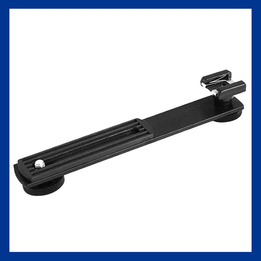 Universal Double End Light Stand Holder Flash Bracket Mount Tripod with 2 1/4" Adapter Screws for Digital SLR Camera