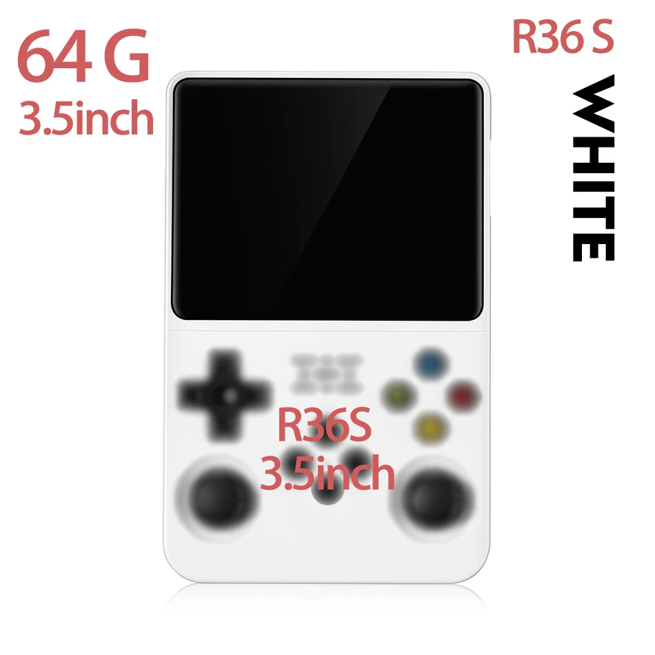 NEW R36MAX Retro Handheld Game Console Linux System 4.0"Big Screen R36S 3.5inch Kid Gift Game 64G 128G TF Pocket Video Player