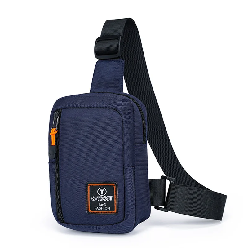 Men Sports Chest Bags Shoulder Body Bag Oxford Fashion Man Side Sling Crossbody Bag For Male Casual Handbag Travel Phone Bag