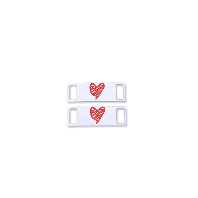 White Pink heart