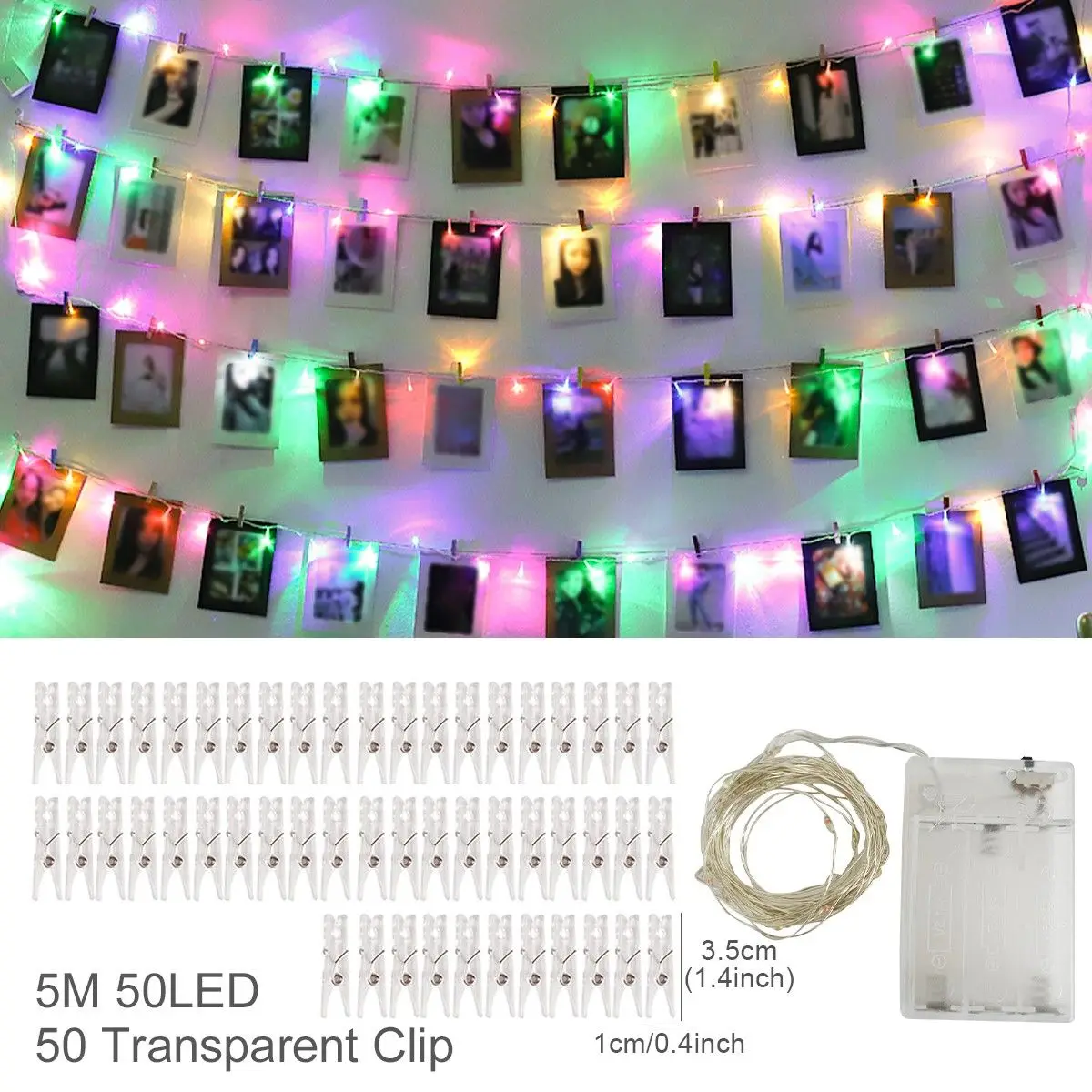 5M 50led colour