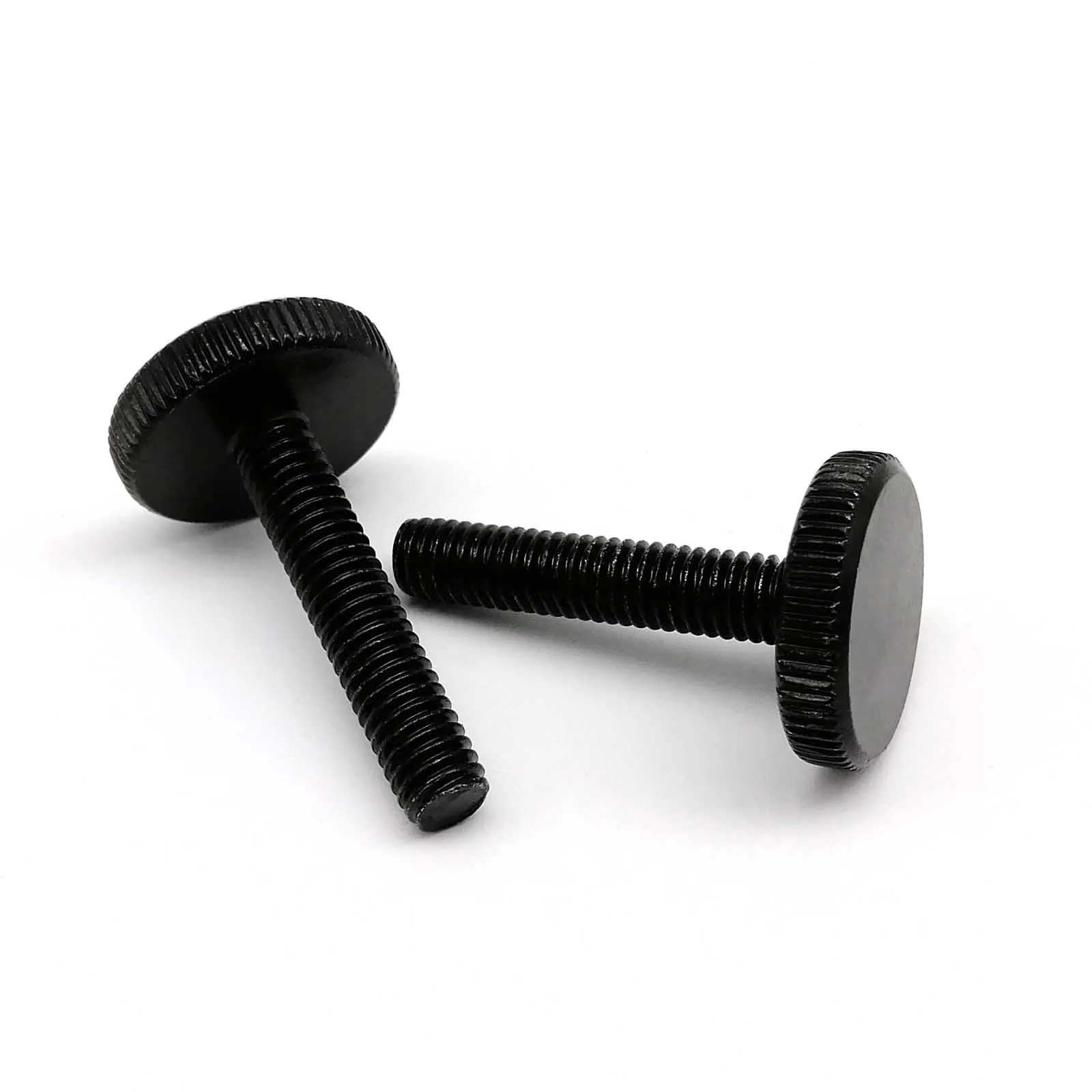 M3 M4 M5 M6 M8 DIN653 GB835 Knurl Flat Head Hand Tighten Thumb Screw Bolt Curtain Wall Glass Lock Adjust Thumbscrew