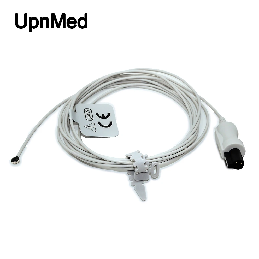 One Pieces GE Girafffe Adult Skin Surface Temperature Probe 3pin 3meter 10K resistor