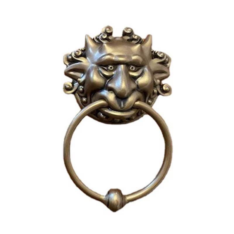 Door Knocker Vintage Vivid Resin Dragon Wall Hanging Door Handle Door Decor Mouth Gate Handle Ring For Any Door