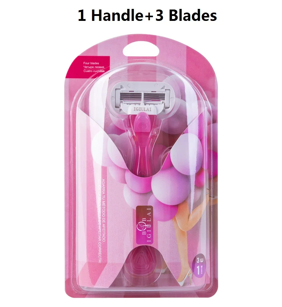 1 Handle  3 Blades