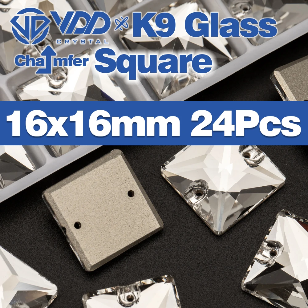 square 16x16mm-24Pcs