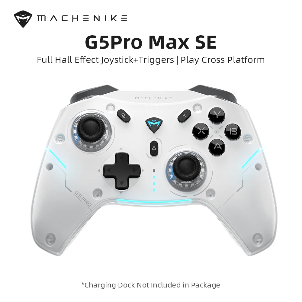 MACHENIKE G5Pro Max SE Gaming Controller Charging Dock Optional Hall Effect Joysticks Triggers RGB Light Wireless Gamepad