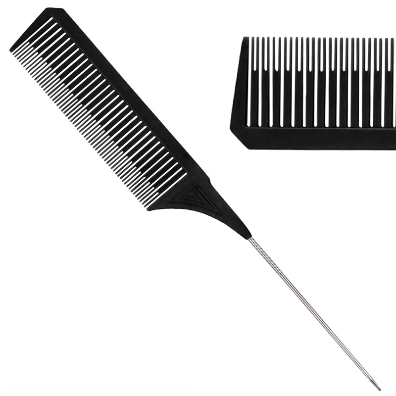 Hairbrush Hair Styling Combs Tailed Comb Set Coloring Dyeing Comb Salon Tool Sectioning Highlighting Weaving Cutting Comb