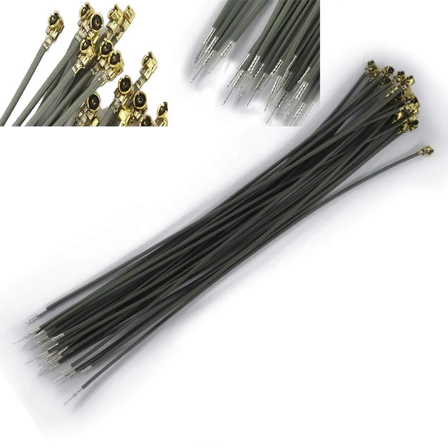 100PCS/Lot IPX/IPEX/U.FL Female Extension Pigtail Cable Single-Head Adapter Connector  Welding-Type 1.13 15CM