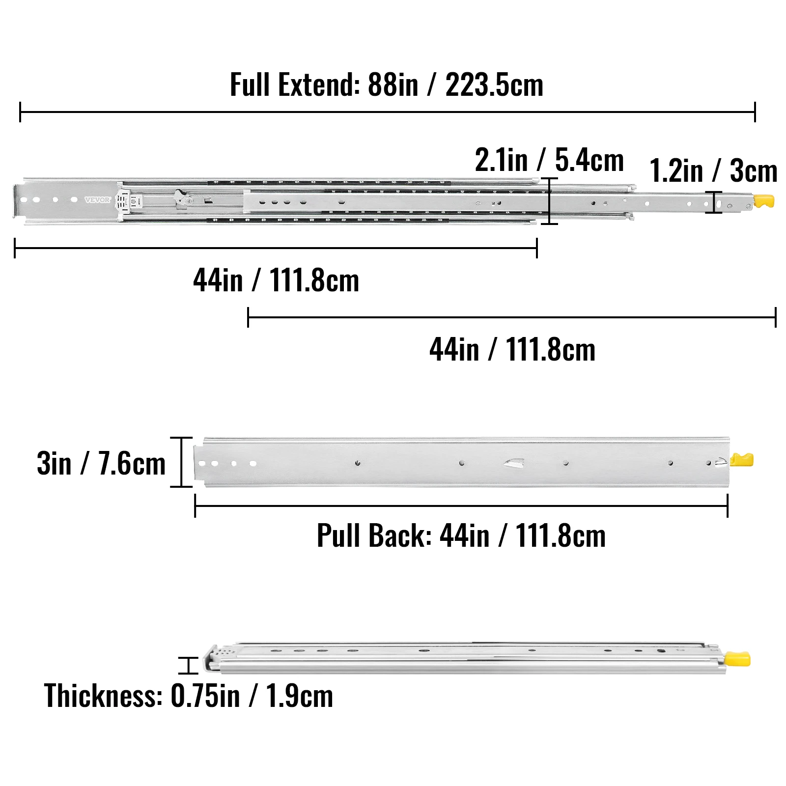 44 inch
