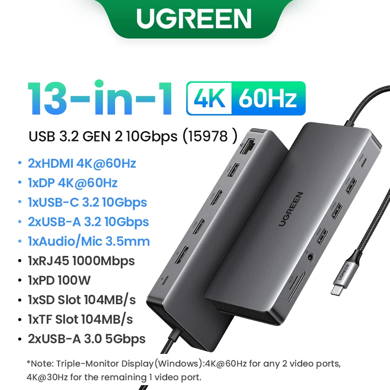 13-in-1 2HDMI 1DP