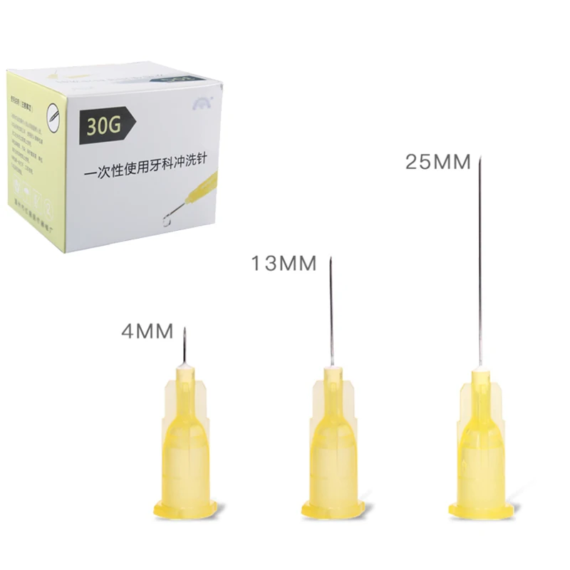 50pcs/lot disposable Piercing Transparent  16G 18G, 30G, 25G, 27G, 31G, 32G, 34G painless small needle sterile tattoo needles