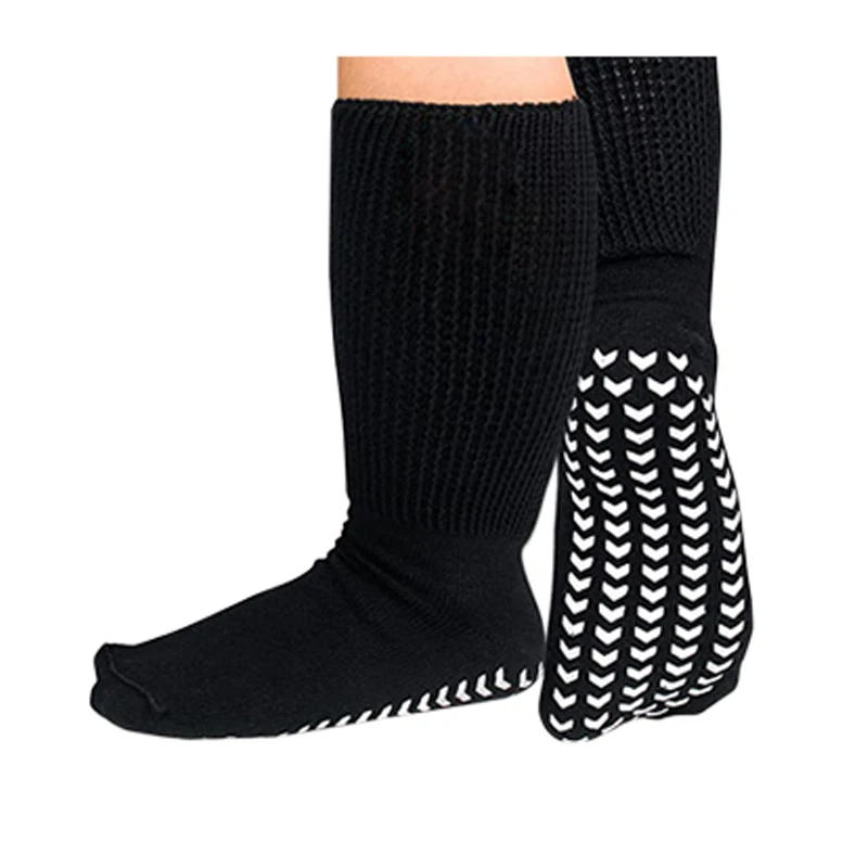 Large Plus Big Size Extra Wide Diabetic Socks Non-Binding Loose Top Non Slip Cotton Sock Men and Women,1 Pairs