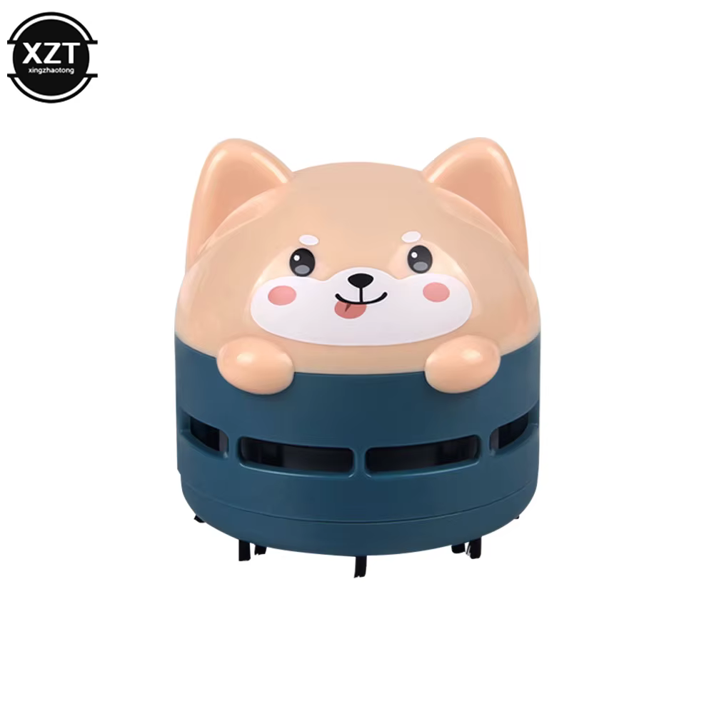 Mini Cartoon Animal Pattern Rechargeable Wireless Vacuum Cleaner Car Keyboard Vacuum Cleaner Handheld Usb Desktop Vacuum Cleaner