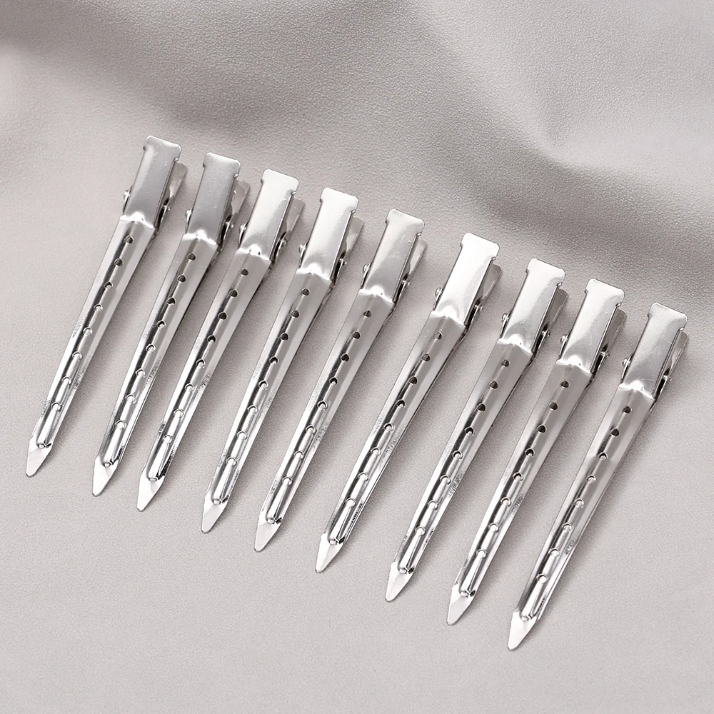 Hair Care Clips Metal Steel Hairdressing Sectioning Clip Clamps Barber Hair Cut Use Styling Tools Hair Root Fluffy Hairpin