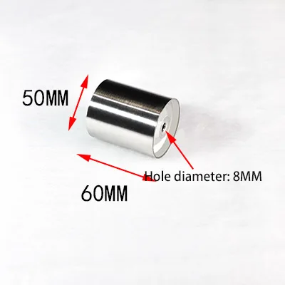 4PCS Silver 60MM