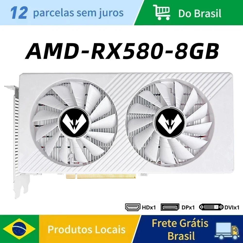 RX580 8GB-White-6PIN