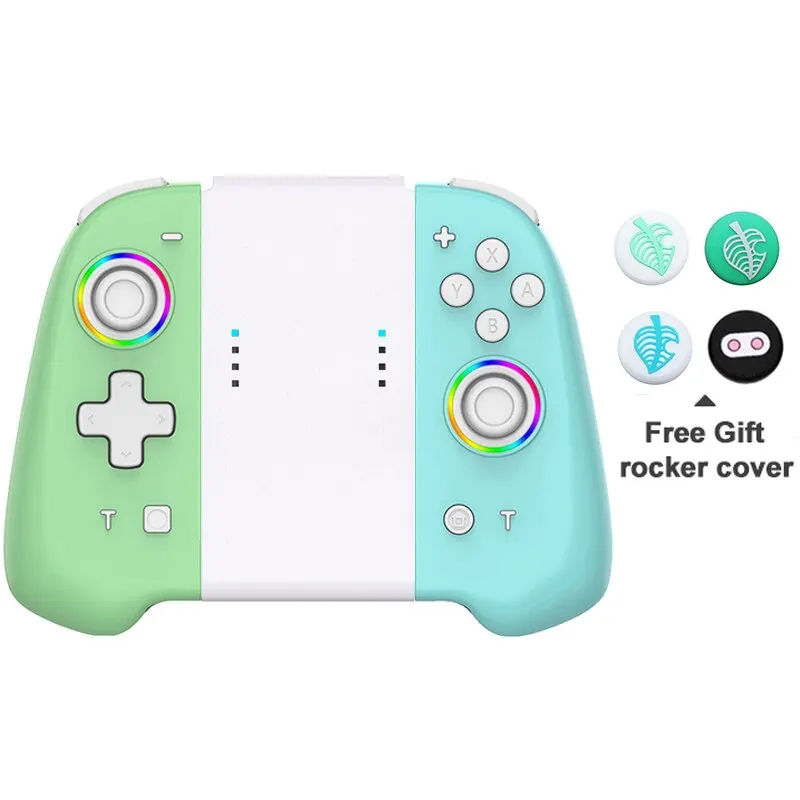 Wireless Joypad Controller L/R For Nintendo Switch / OLED Lite Automatic Wake-up Gamepad Joysticks Con Crossing Six-axis