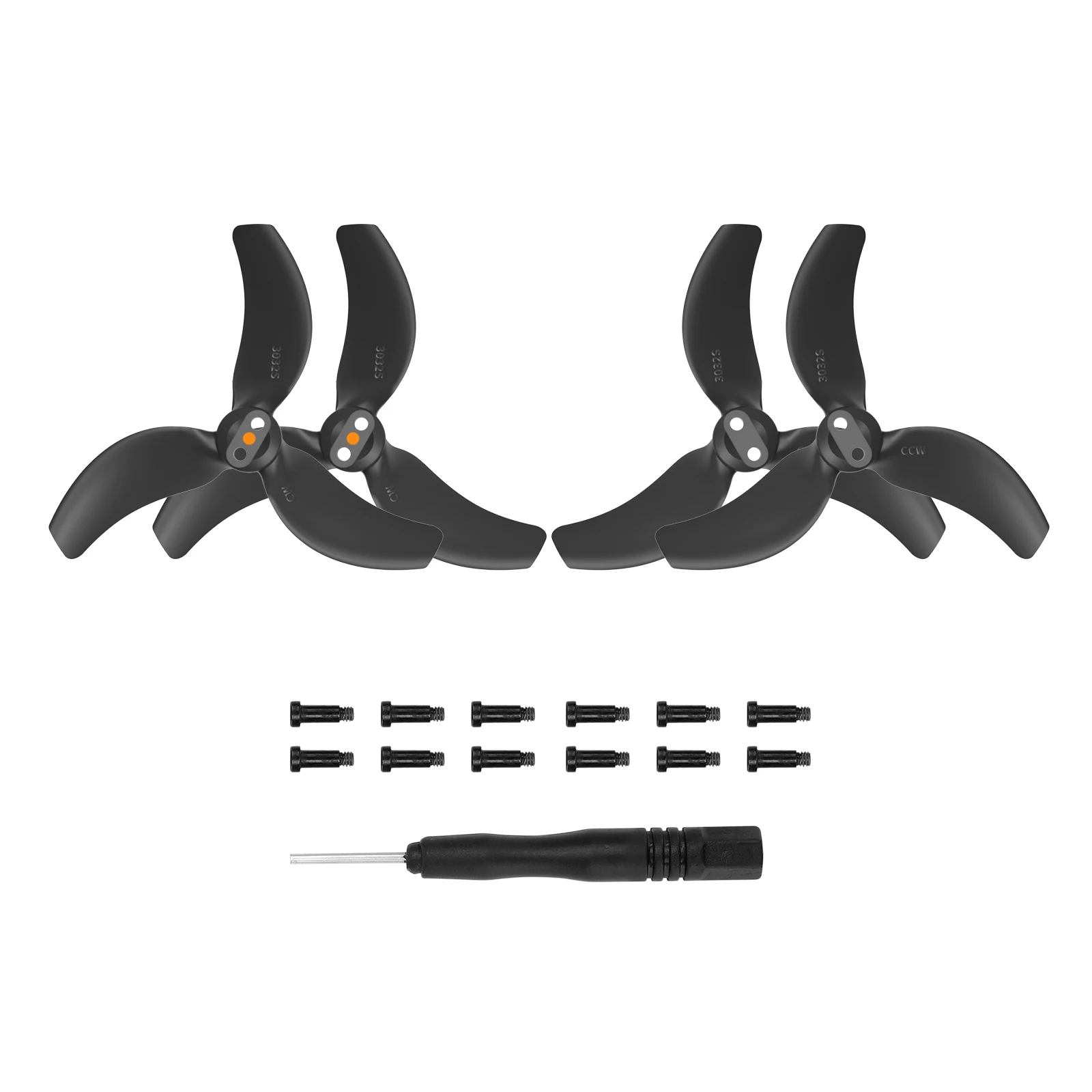 2 Pairs Propellers for DJI Avata 2 Drone Colorful 3032S Blades Powerful Replacement Spare Parts For Avata2 Drone Accessories