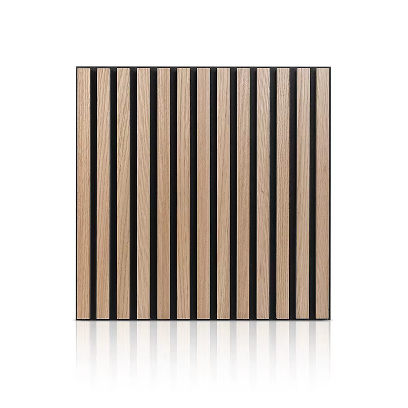 High performance acoustic wood wall panel wooden wall wood slats acoustic felt akupanel slatted wall panels