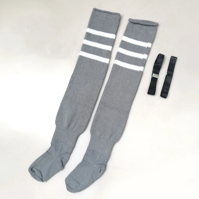 GREY  WHITE STRIPE
