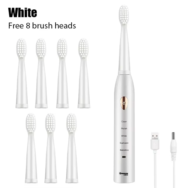8 head White