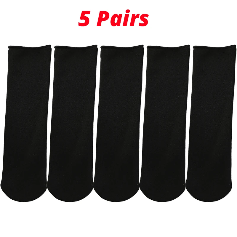5 Pairs Black