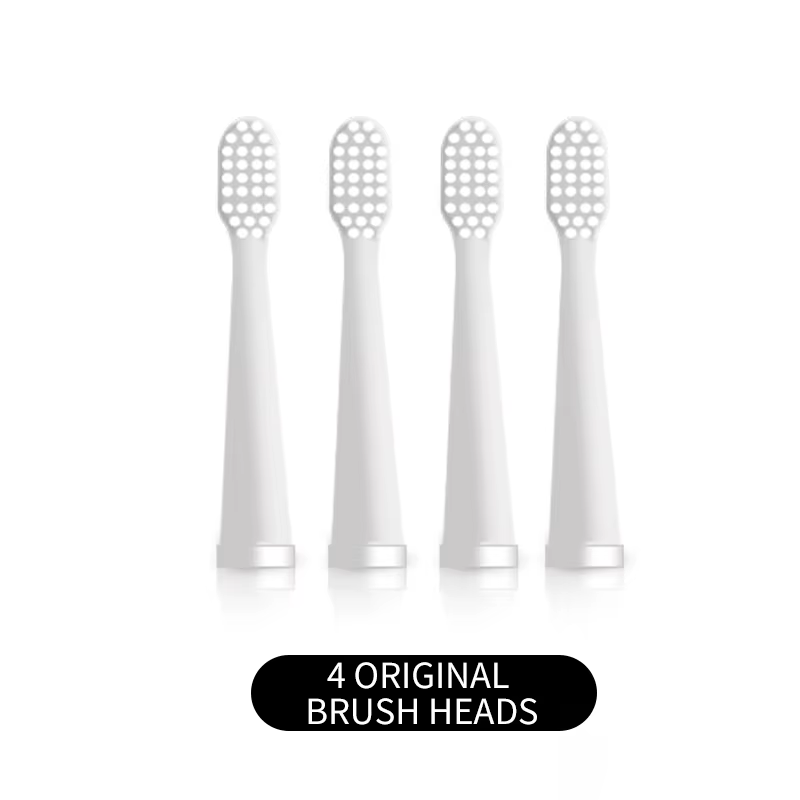 White 4 Brush Heads