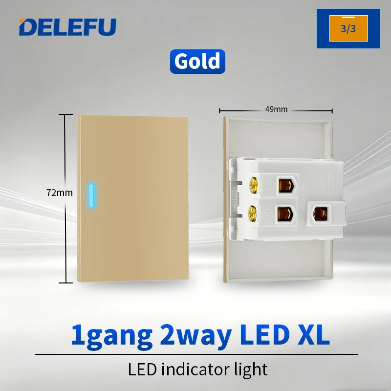 1gang 2way LED XL