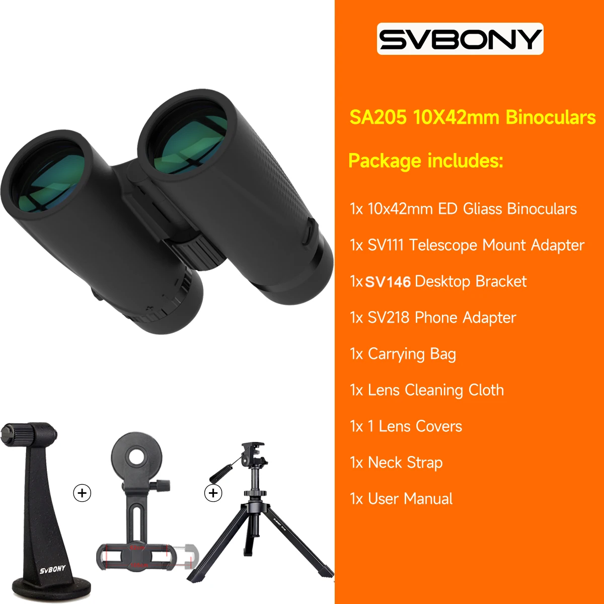 10X42Photography set
