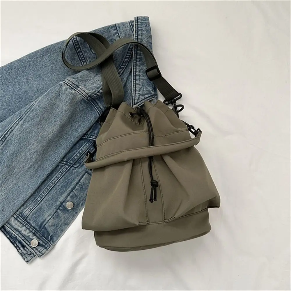 Simple Large Capacity Crossbody Shoulder Bags Oxford Commuting Handbag Portable Storage Bag for Women Men