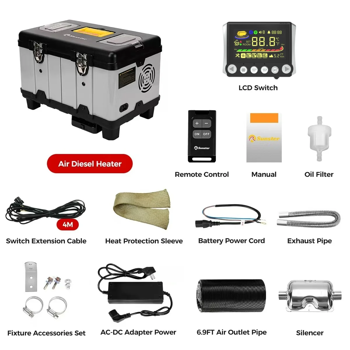 8KW 12V24V 110-240V