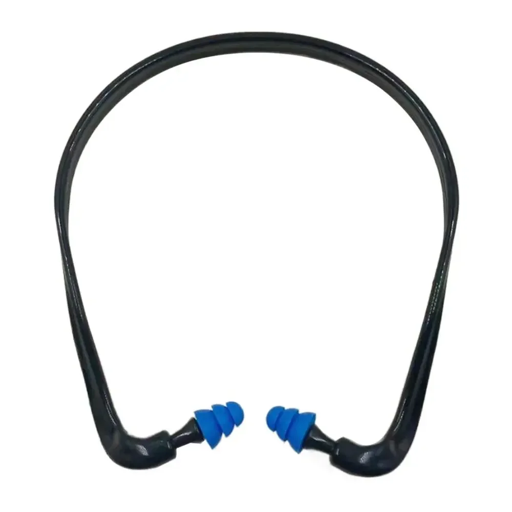 Soft Silicone Head-mounted Earplugs Protector Blue Black Orange Anti-Noise Earmuff Swimming Sleeping Noise Reduction Ear Plugs