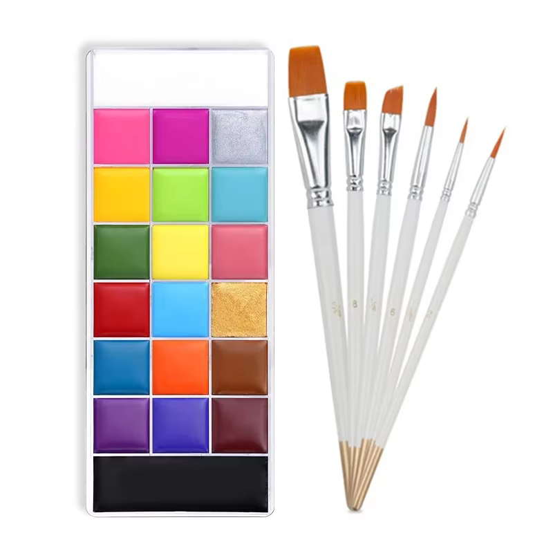 with6pcs white brush