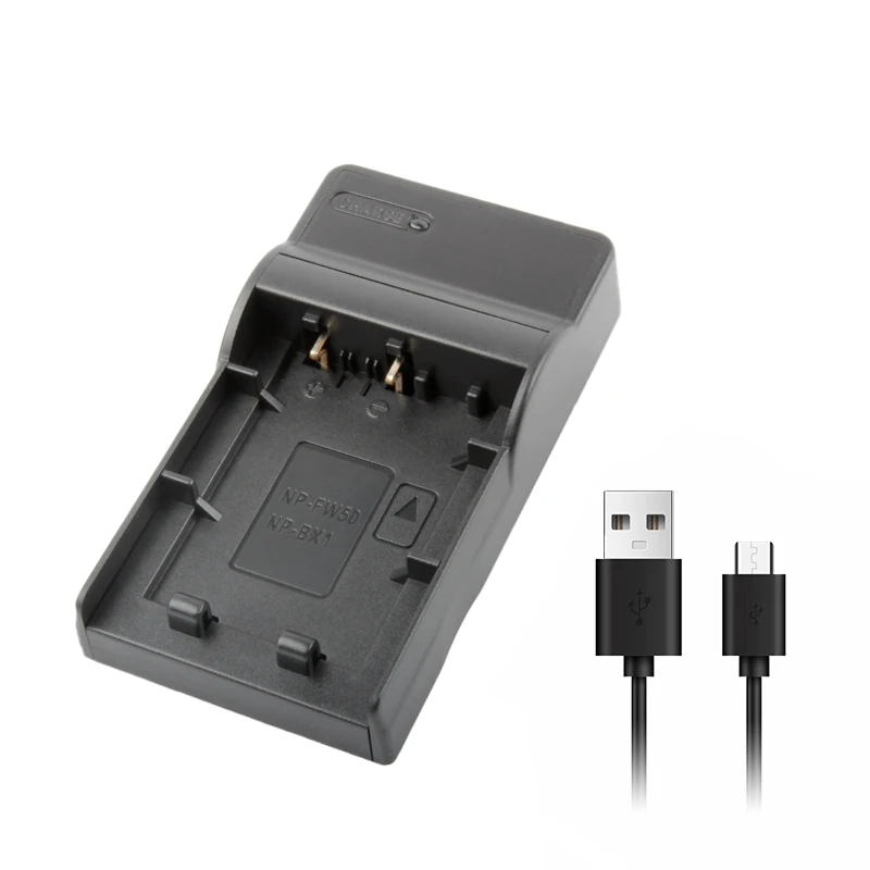 NP-BX1 Battery USB Charger for Sony Digital Cameras DSC-RX1 RX1R RX100 RX100 II WX300 WX500 H400 HX300 HX50 AS10 AS20 AS100 MV1