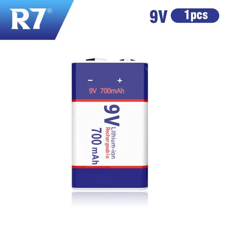 1pc-9V 700mAh
